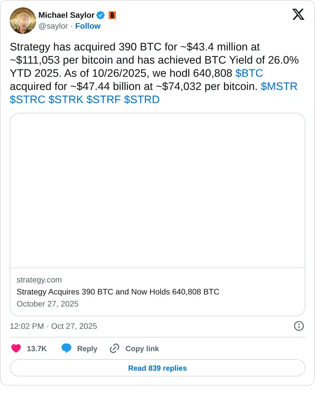 https://twitter.com/saylor/status/1982779998609293775