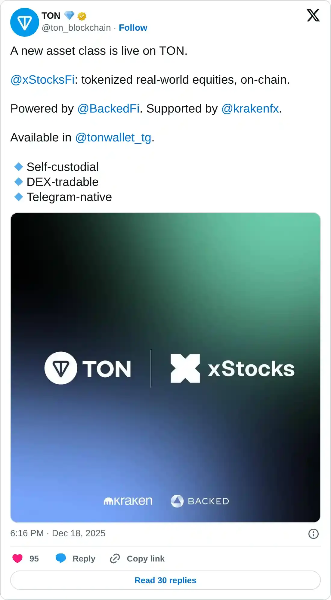 https://twitter.com/ton_blockchain/status/2001718234135794037