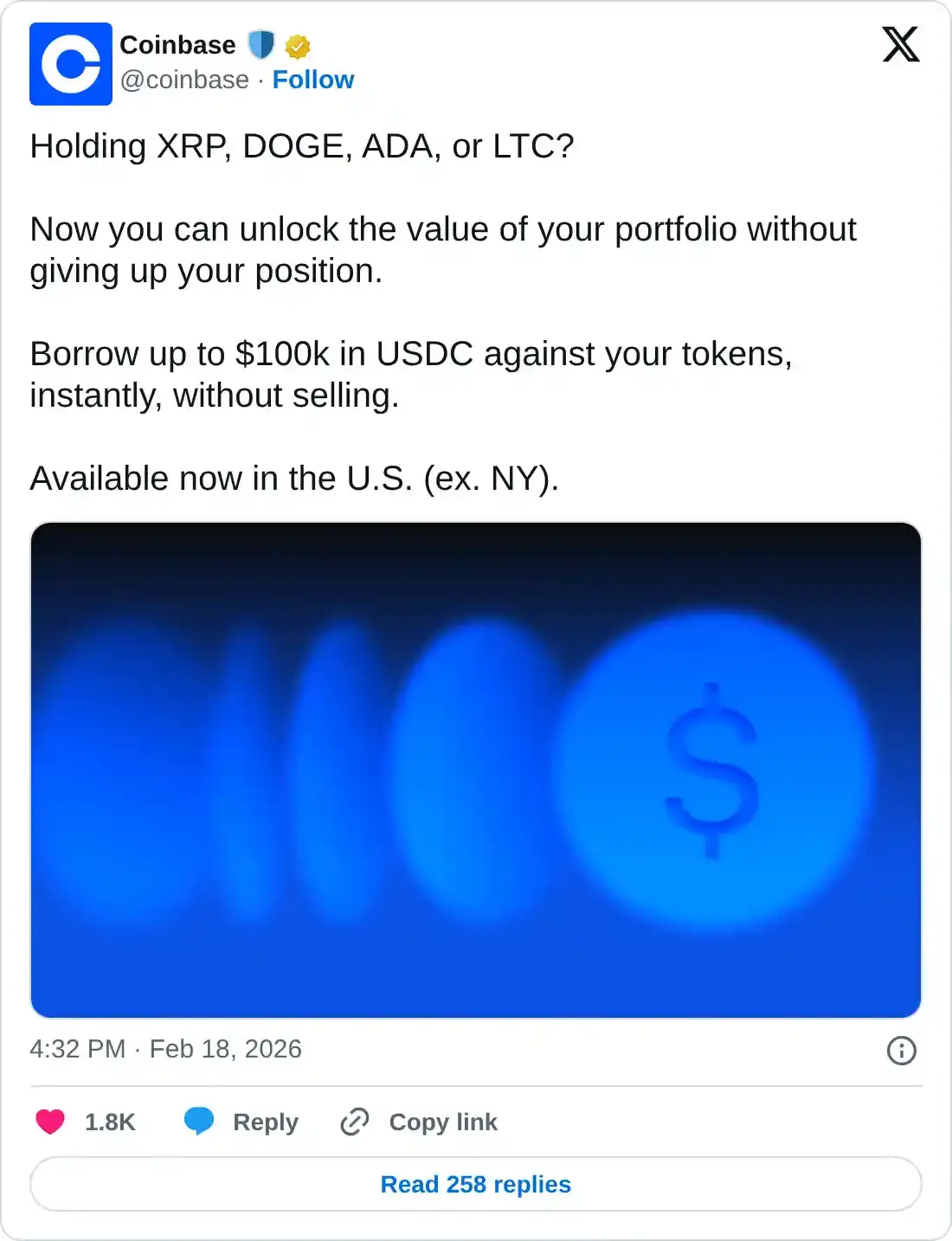 https://x.com/coinbase/status/2024160227541537089