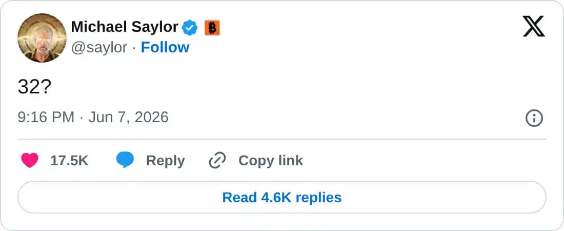 https://twitter.com/saylor/status/2063731803312001111