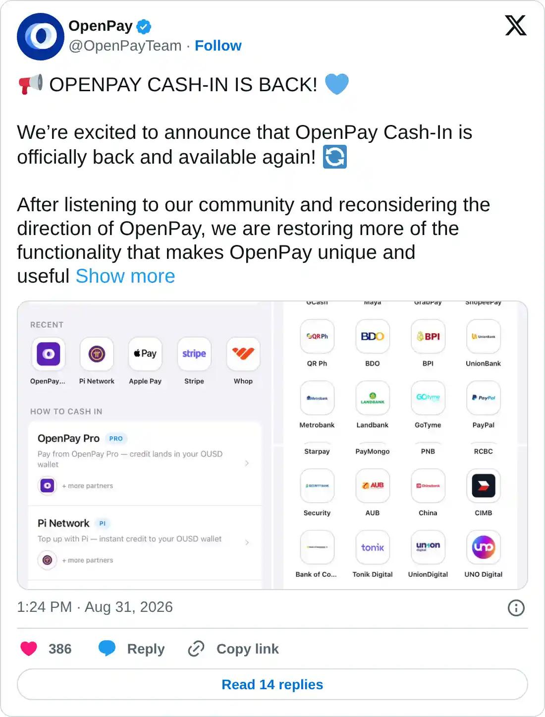 https://x.com/OpenPayTeam/status/2094416013437878566